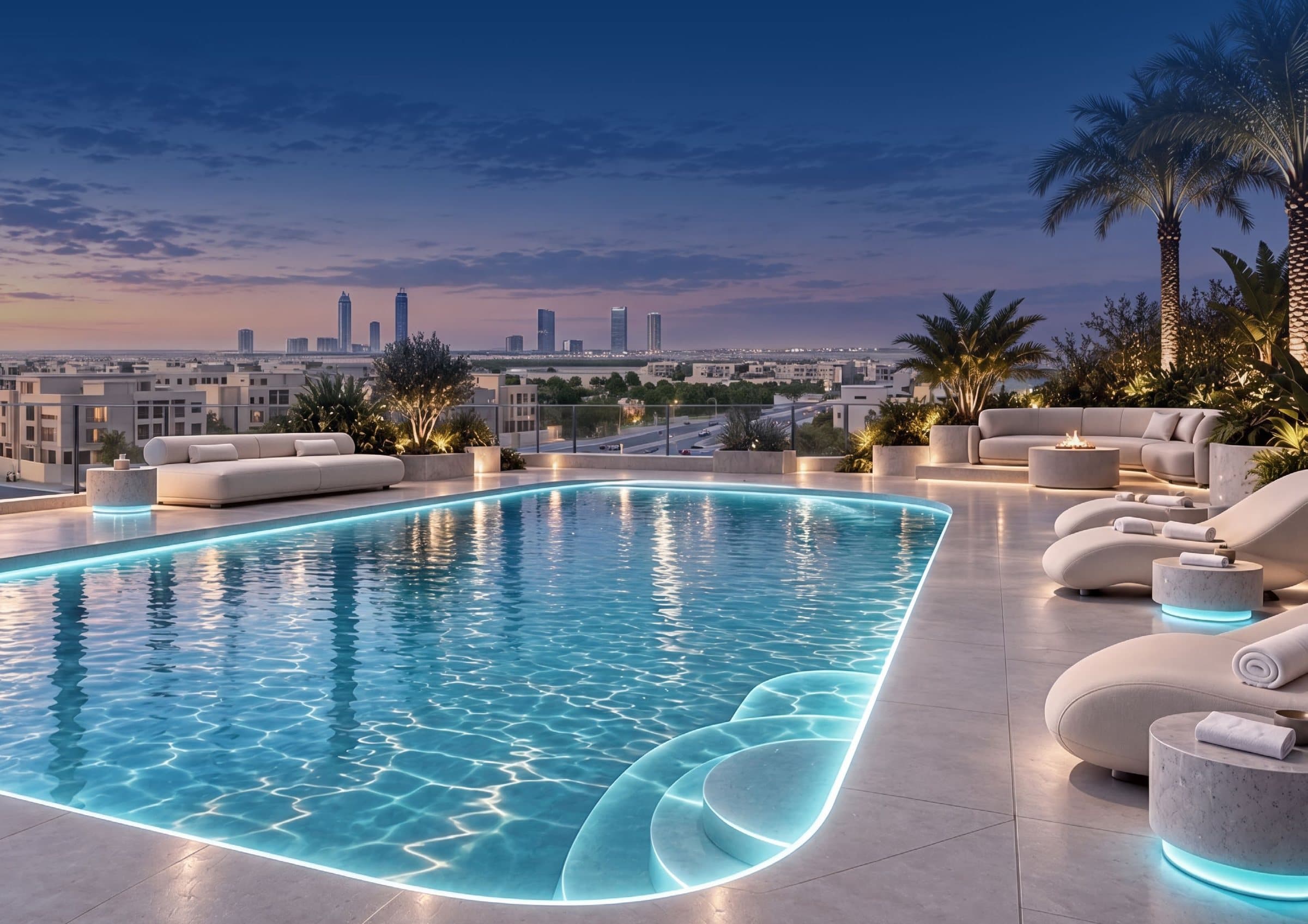 Adult pool & pool deck
